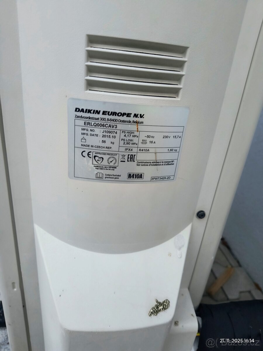 Tepelné čerpadlo daikin altherma 2 - 2