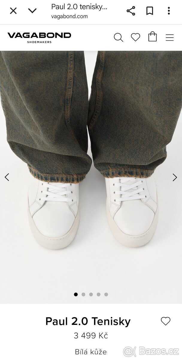 Vagabond pánské tenisky Paul vel. 42/42,5 kožené - 2