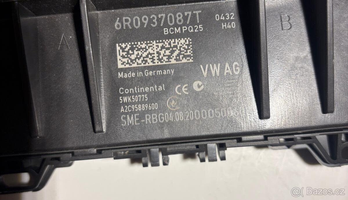 ŘÍDICÍ JEDNOTKA BCM 6R0937087T - 2