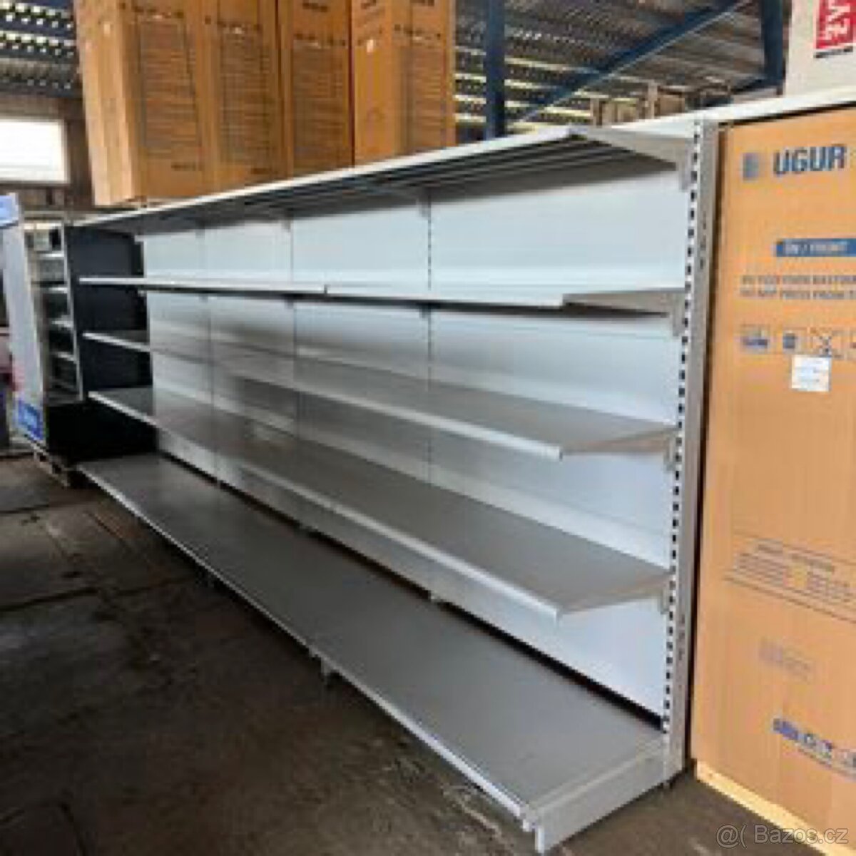 kovové prodejní regály ozap - 2