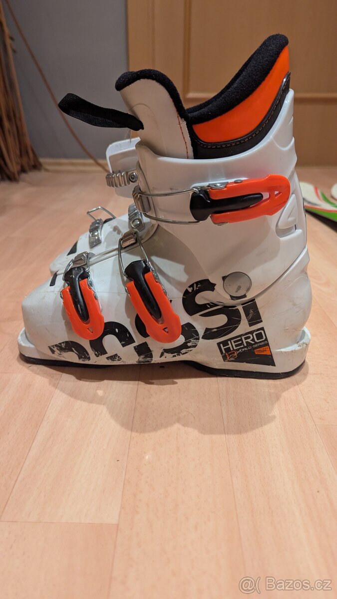 Lyže Elán 110cm, lyžáky 22.5cm - 2