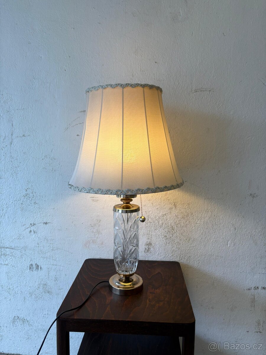 Křišťálová stolní lampa - 2