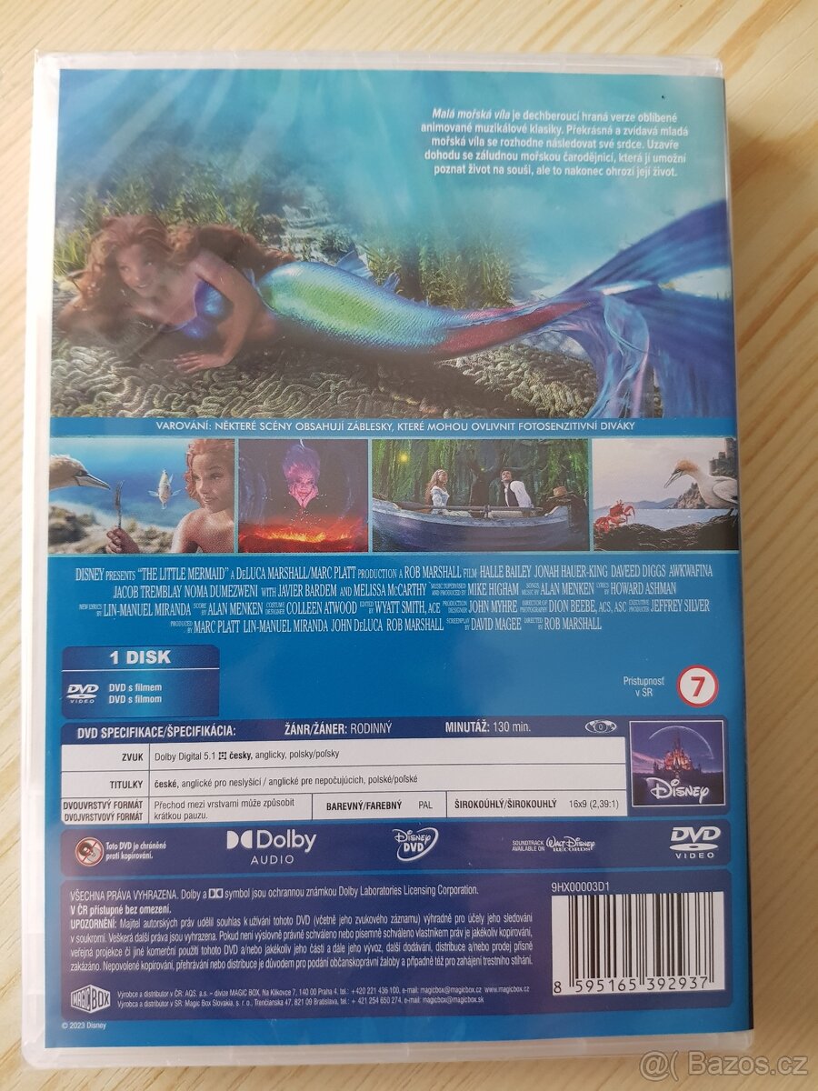 Malá mořská víla (2023) DVD - 2