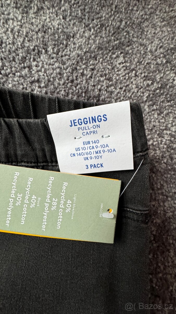 H&M džínové kraťasy 140 - 2