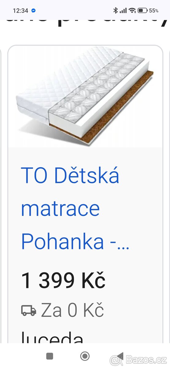Dětská postýlka+matrace - 2