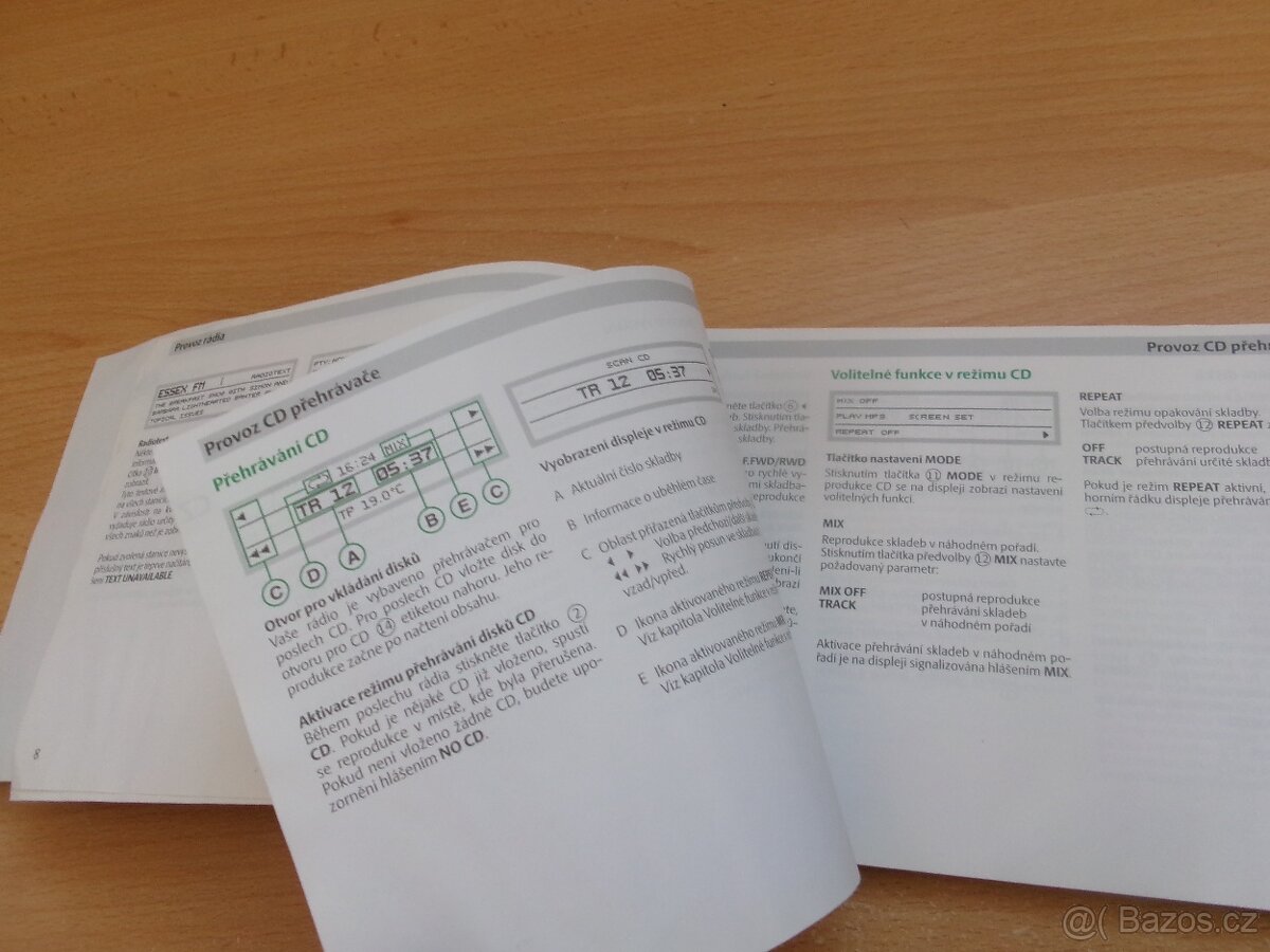 návod autorádia Stream manuál v češtině - 2