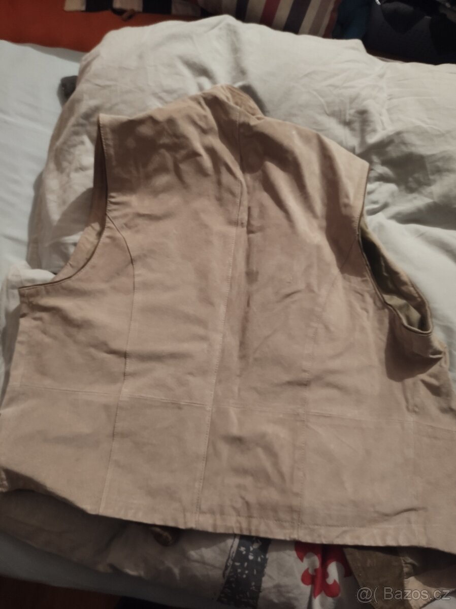 Tyrolské Kožená Vesta - 2