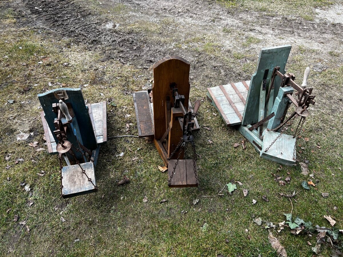 Dřevěná váha (decimálka) - 2