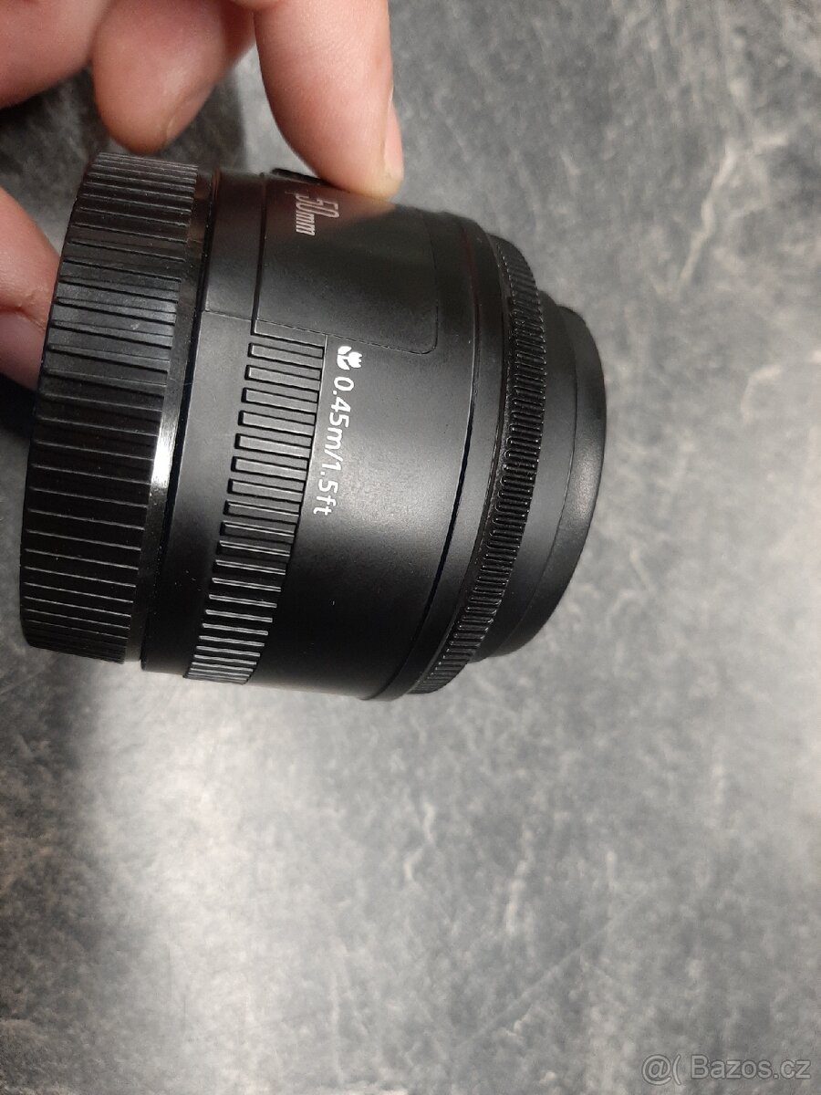 Objektiv Canon ef 50mm 1:1.8 52mm - 2