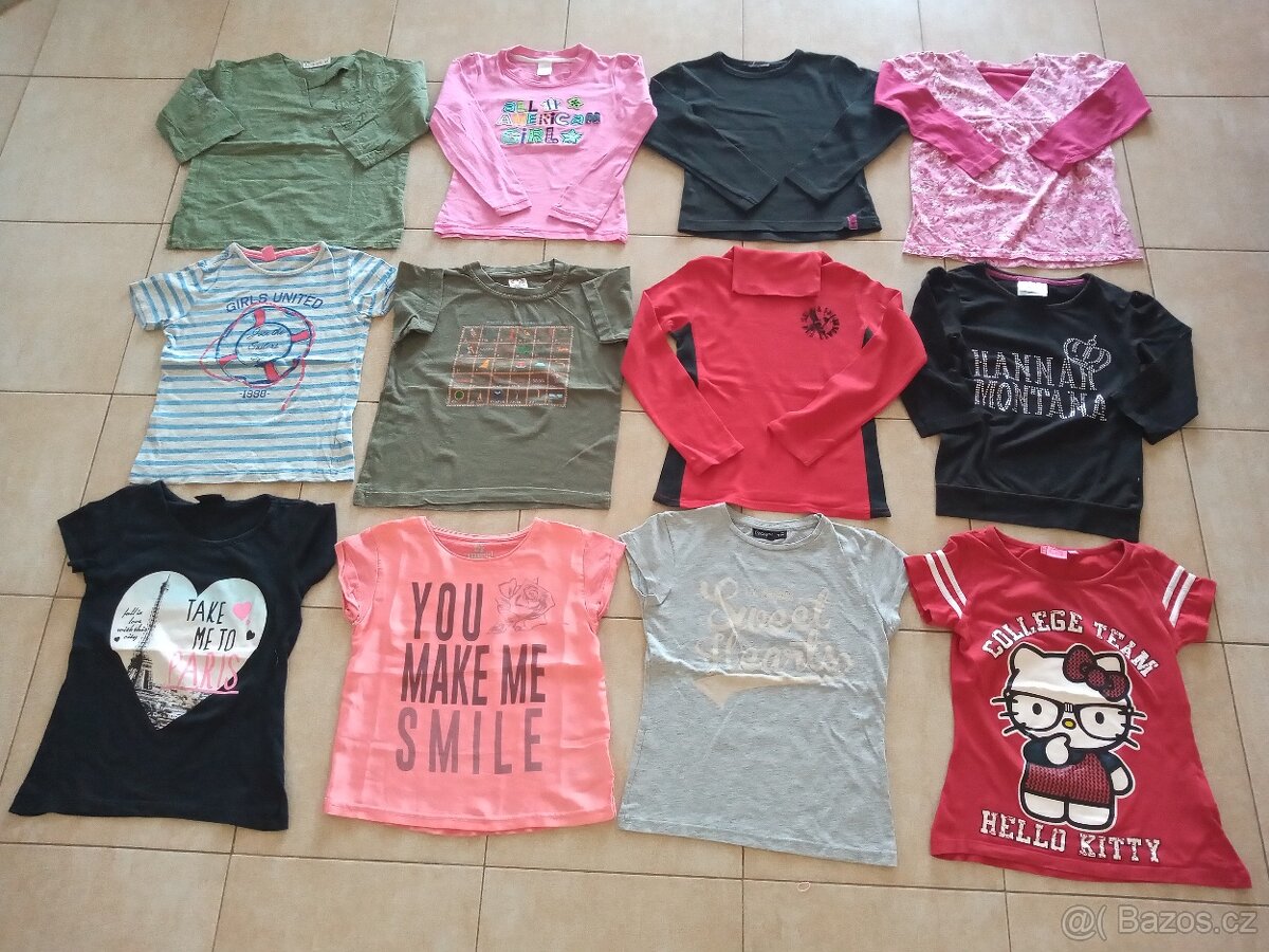 MIX oblečení dívčí vel.122/128 - 2