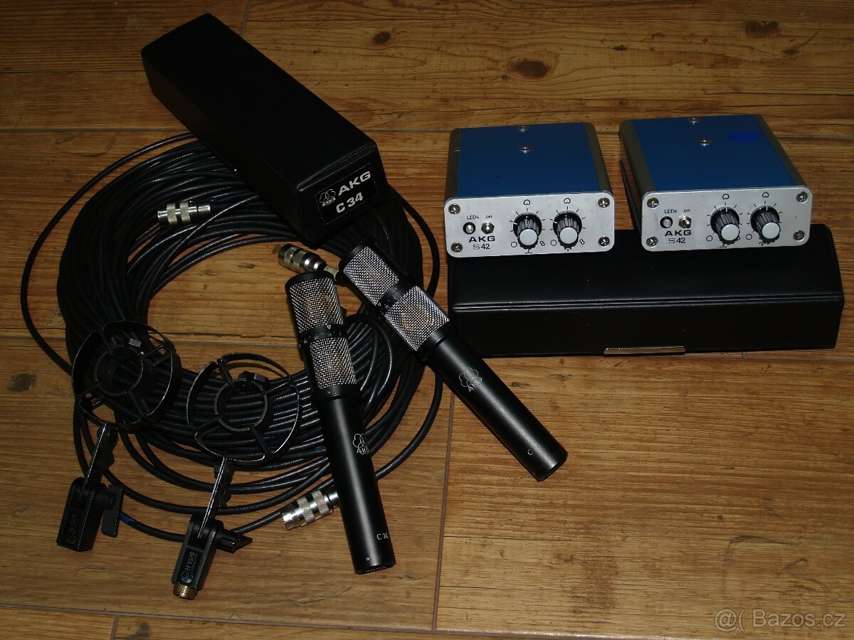 AKG C34 Stereo Microphone Pair - 2