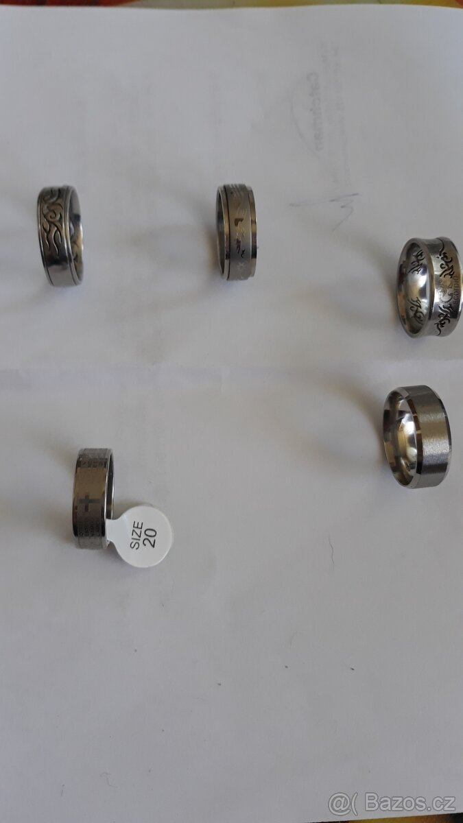 Prsteny chirurgická ocel - 2