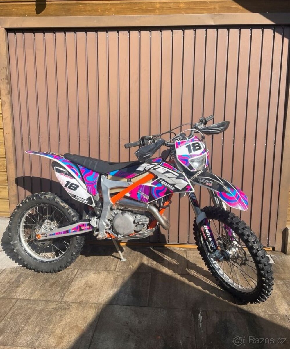 KTM FREERIDE 250R 2T 2014 výměna - 2