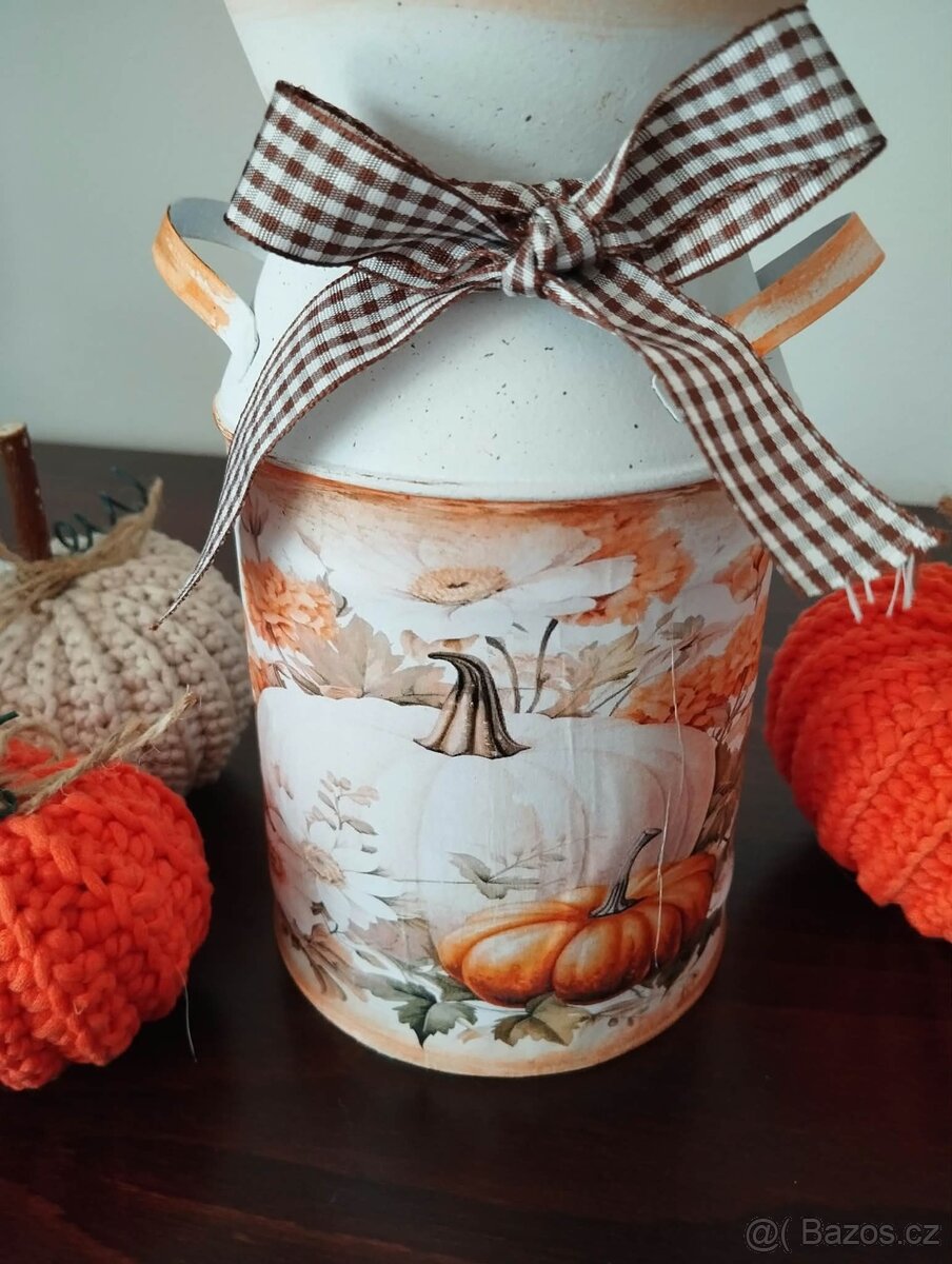 Podzimní konvička - dekorace - 2