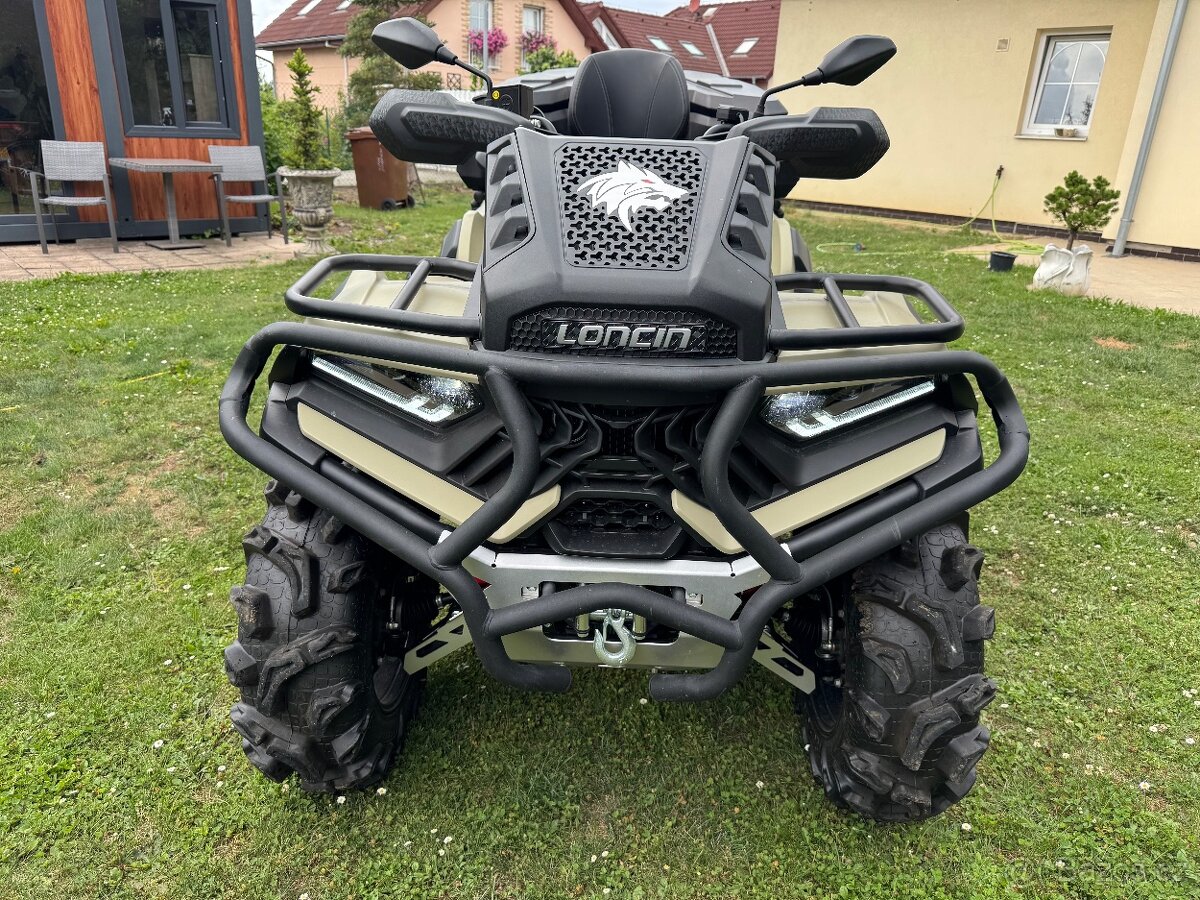 Čtyřkolka LONCOIN Xwolf 700i 4×4BAHENNÍ VERZE - najezd 142km