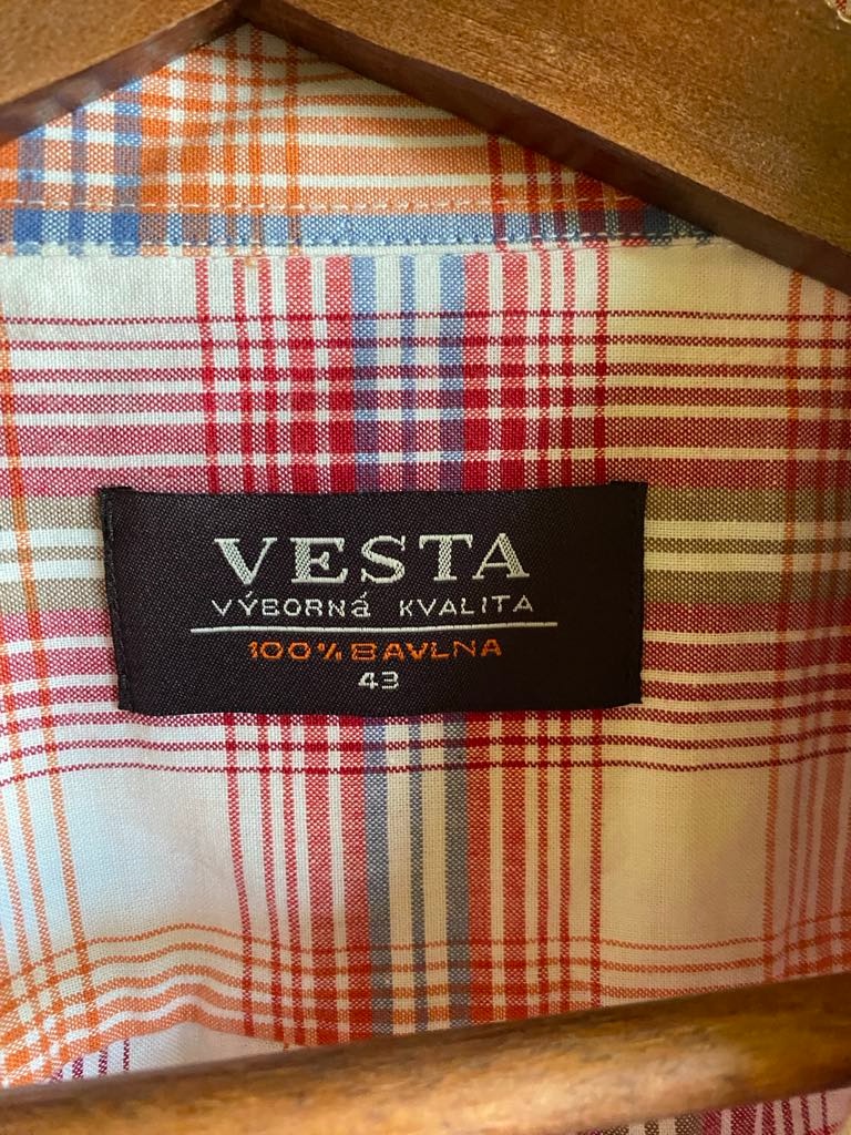 Pánská košile vel.: 43 - 100% bavlna - 2