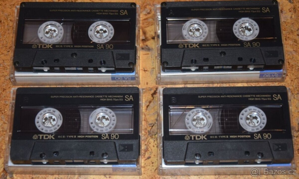 kazeta TDK SA 90min., typ II, chrom - 2