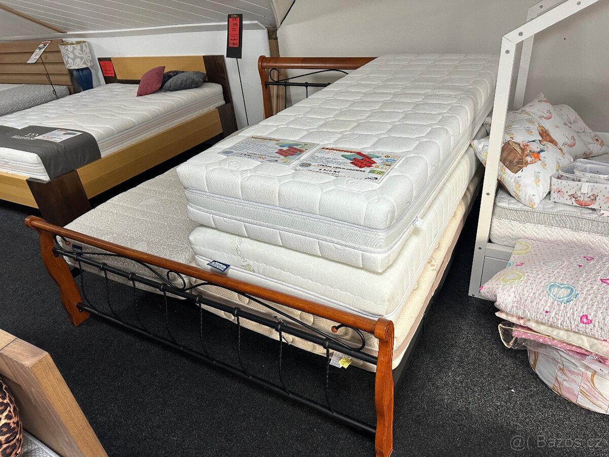 Kovová postel 180x200 cm - 2