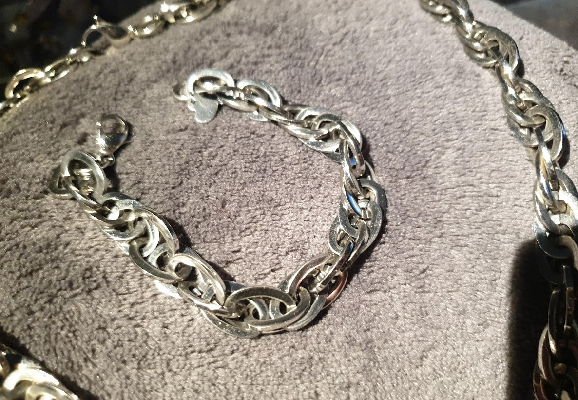 Souprava-náramek a řetízek - 2