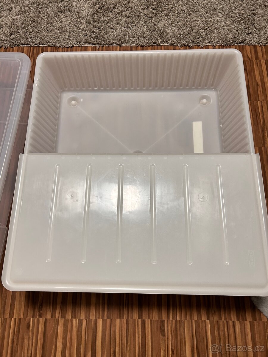 plastové úložné boxy IKEA - 2
