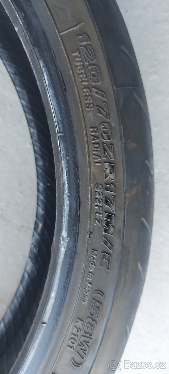 Bridgestone Battlax 120/70/17 S 22 - 2