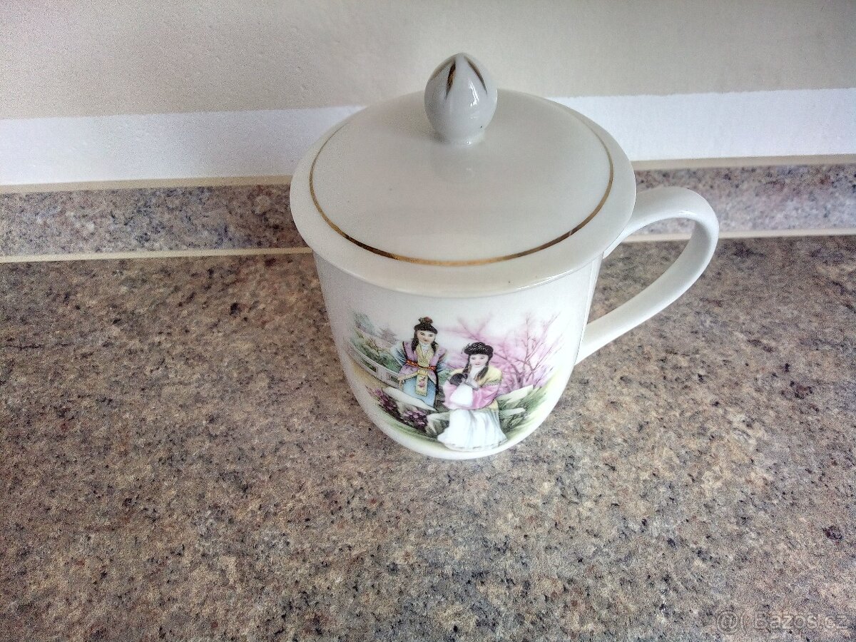 Hrníček s pokličkou, dušičkový, - 2