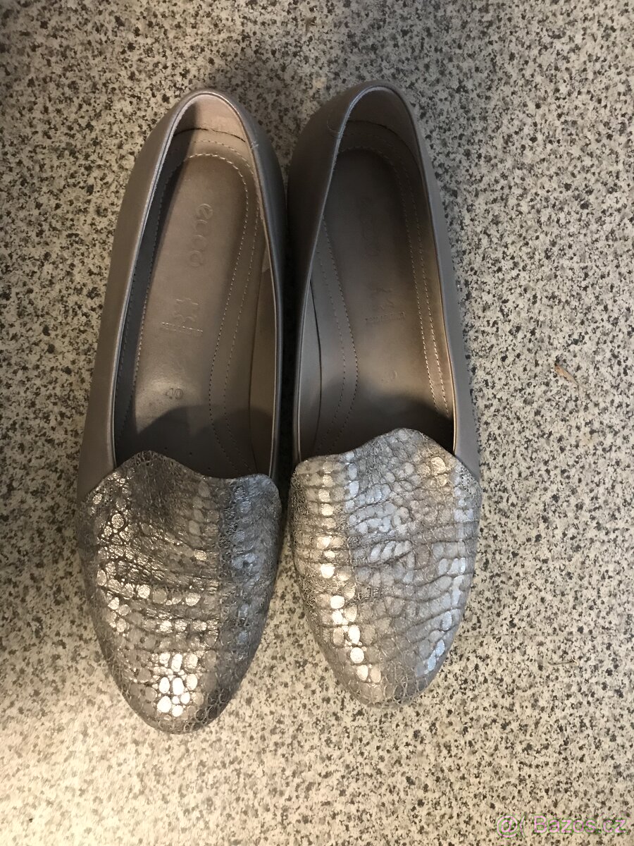 Dámské kožené boty zn. Ecco, vel. 40 - 2