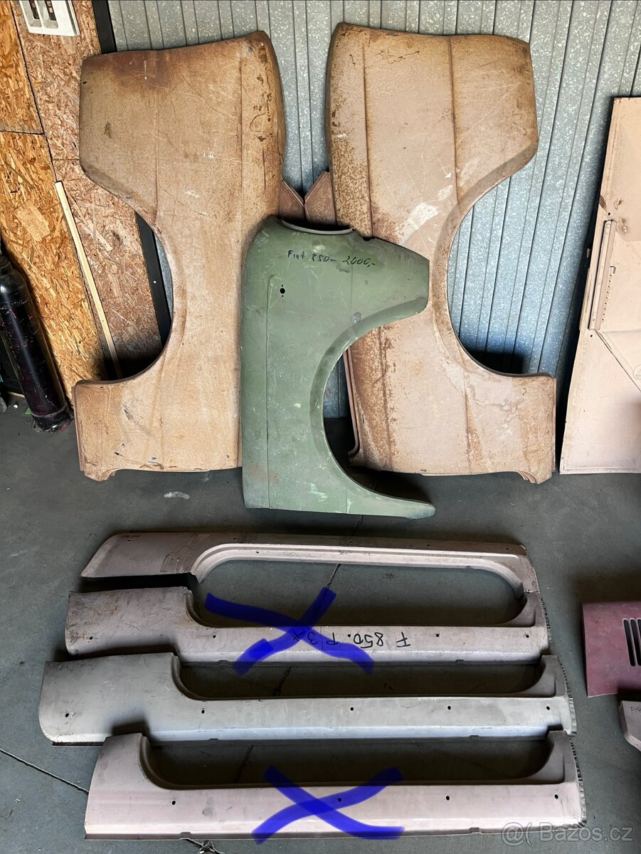 Fiat 850 nové plechy - 2