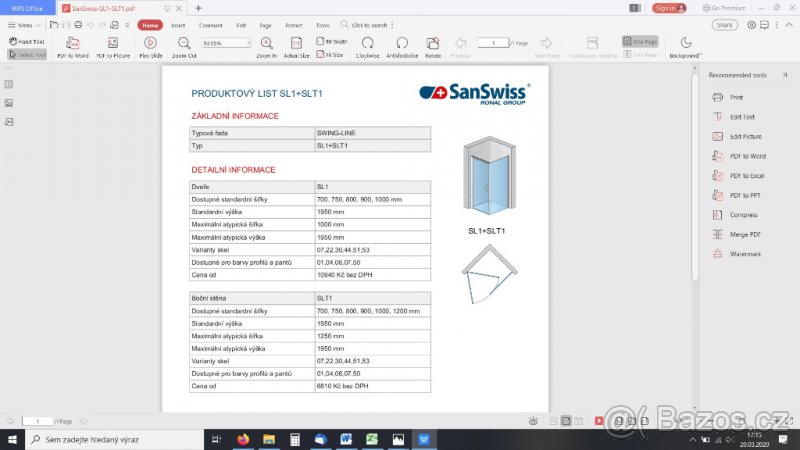 Sprchový kout rohový - 2