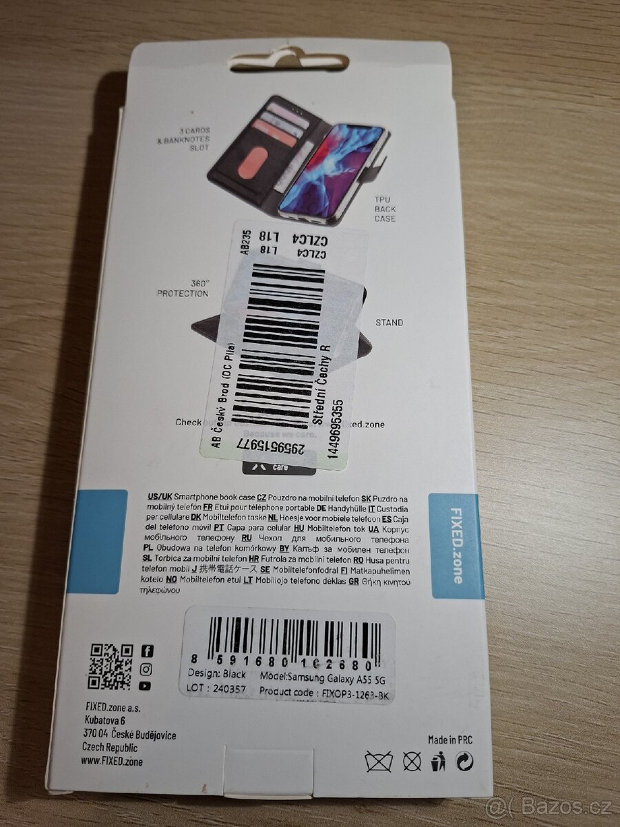 Samsung A55 kožené pozdro Fixed - 2