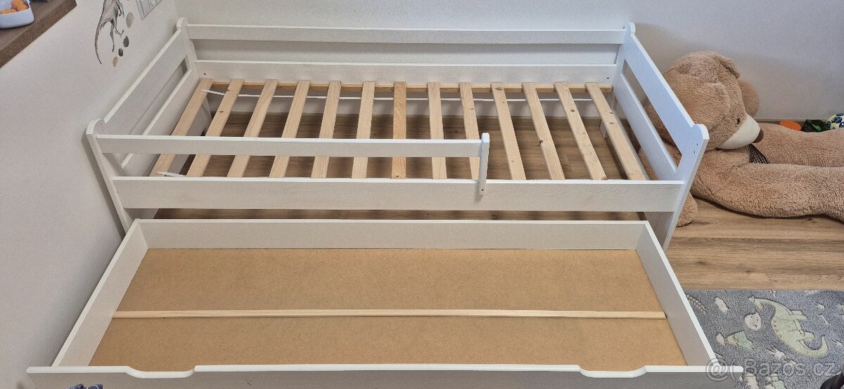 PRODEJ DĚTSKÉ POSTELE 200X90cm včetně roštu - 2