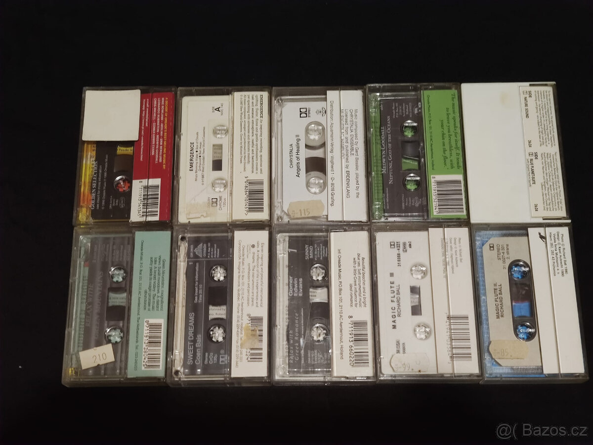 10 x MC Relaxační hudba - M. Rowland, M. Goodall - 2