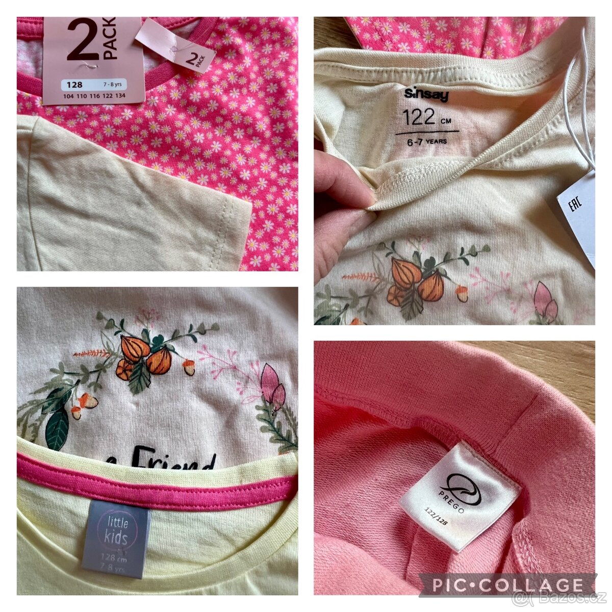 Nový set oblečení holka 122/128 - 2