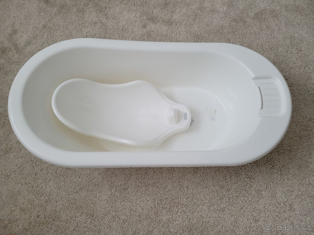 Dětská vanička Bébé set se stojanem a novorozeneckou vložkou - 2