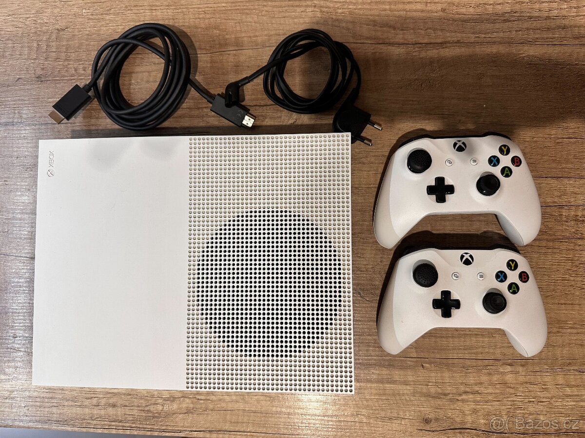 Xbox One S 1TB – skvělý stav, plná výbava + 2 ovladače + hry - 2