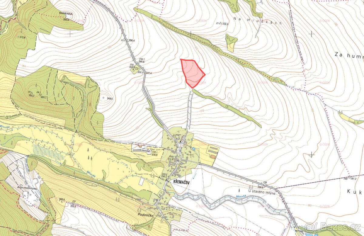 Zemědělská půda, prodej, Křemačov, Mohelnice, Šumperk - 2