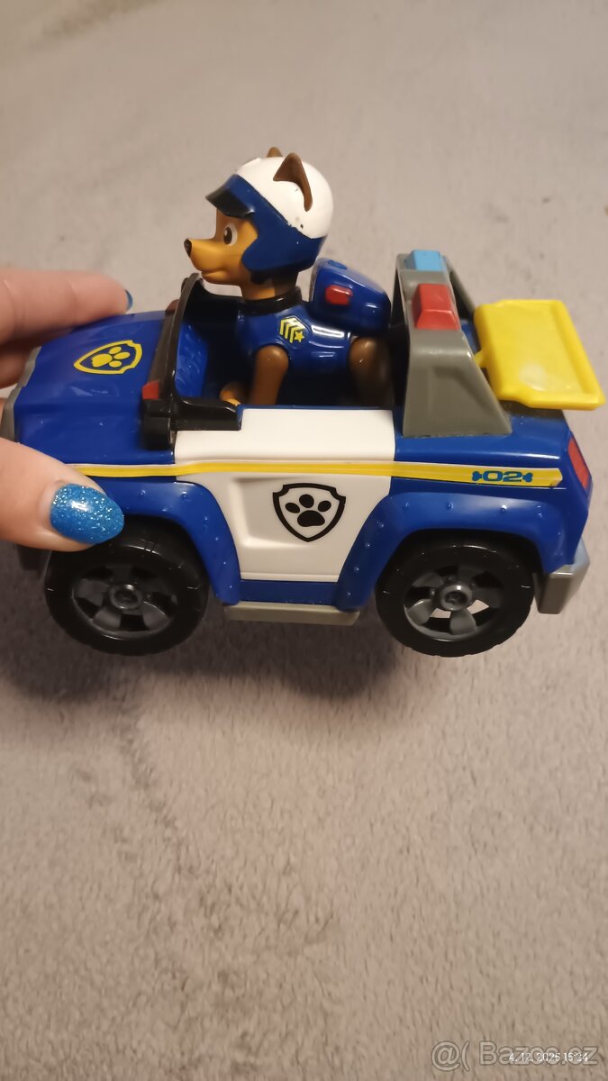 Tlapková patrola Chase s autíčkem - 2