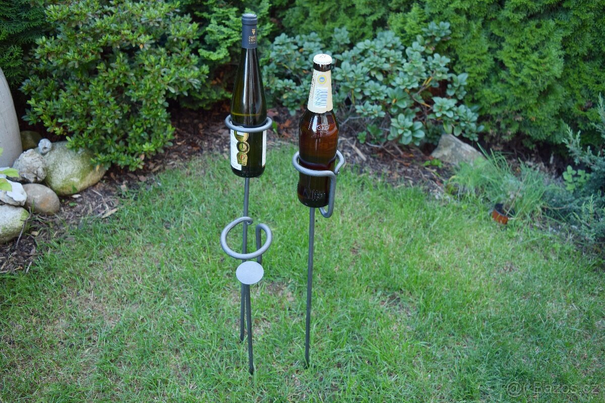 Stojánek na pivo k bazénu nebo na grilovačku - 2
