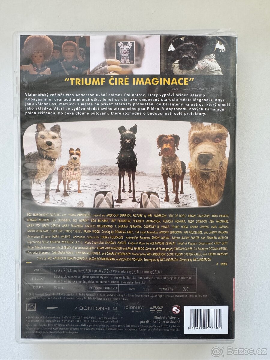 DVD - film Psí ostrov - 2