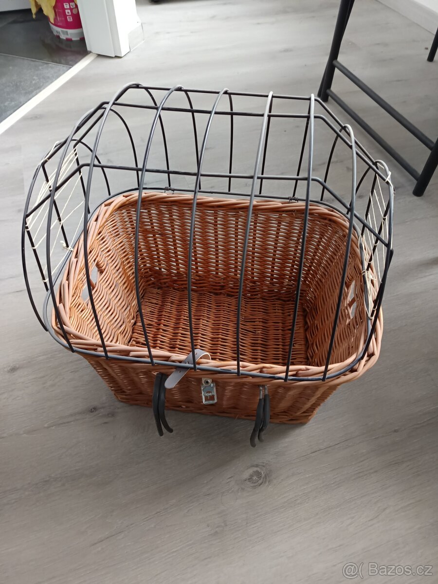 Proutěný košík na kolo - 2
