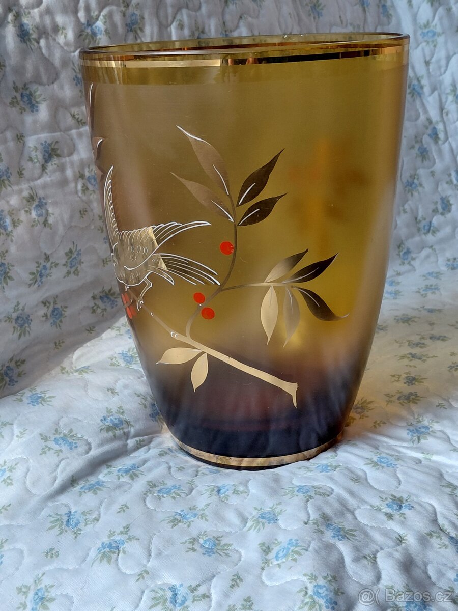 Stará váza- ruční malba - 2