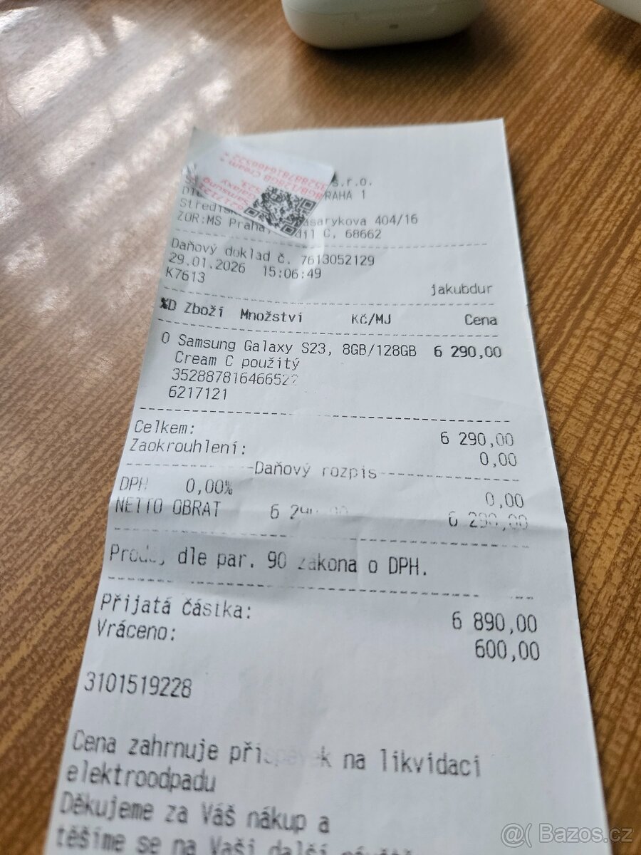 Samsung s23 8/128 white - 2