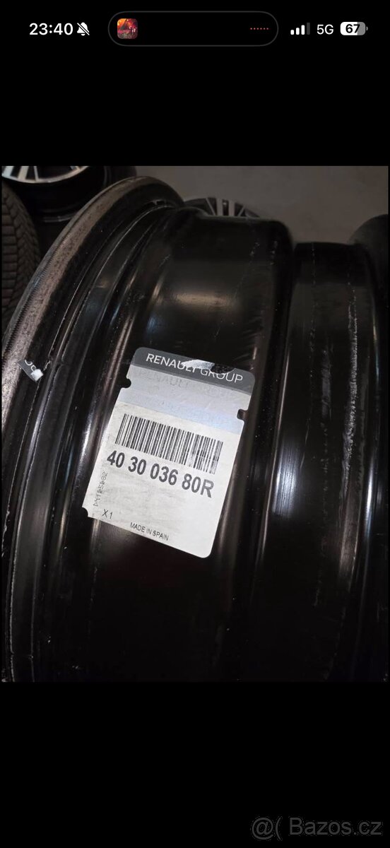 Plechove disky renault megane - 2