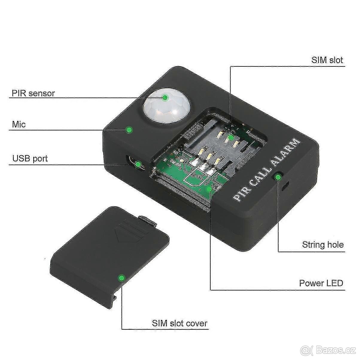 Mini PIR SIM GSM ALARM - 2