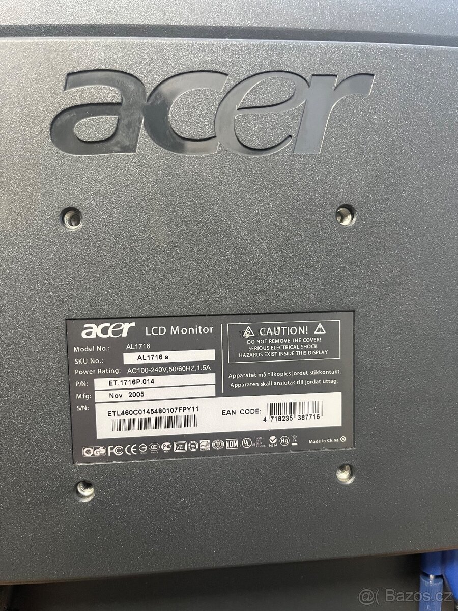 Monitor Acer A1716 - 2