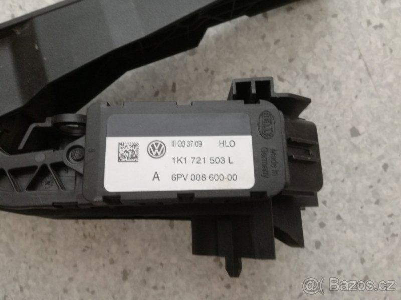 Plynový pedál 1K1721503L - pedály plynu VW,Škoda,Audi,Seat - 2