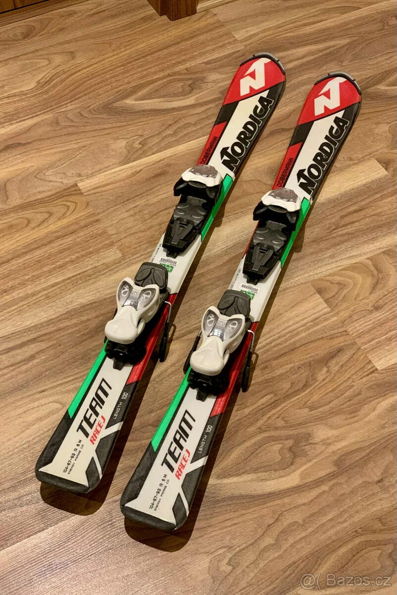 Prodám dětské lyže NORDICA Team race 100 - 2