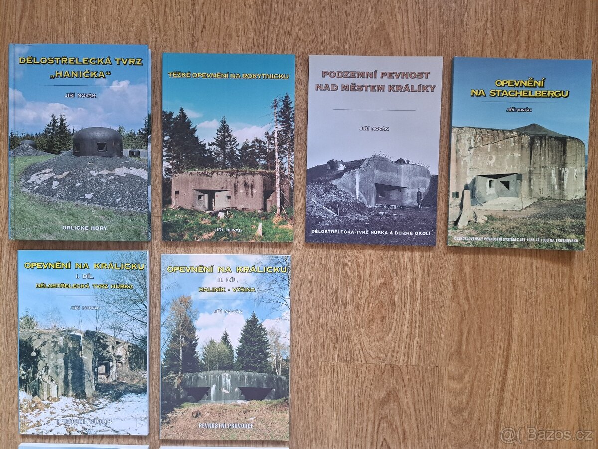 Knihy opevnění, pevnosti, bunkry - Jiří Novák - 2
