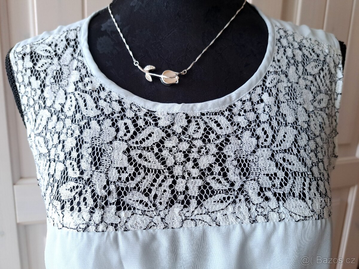 Tyrkysové světlounké letní šaty esmara 42 (40) cena dohodou - 2