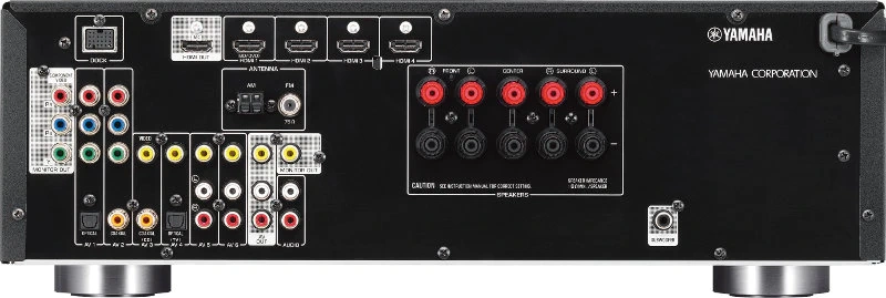 Yamaha RX-V471 USB 5.1 HDMI AV receiver s DO, kal. mic - 2